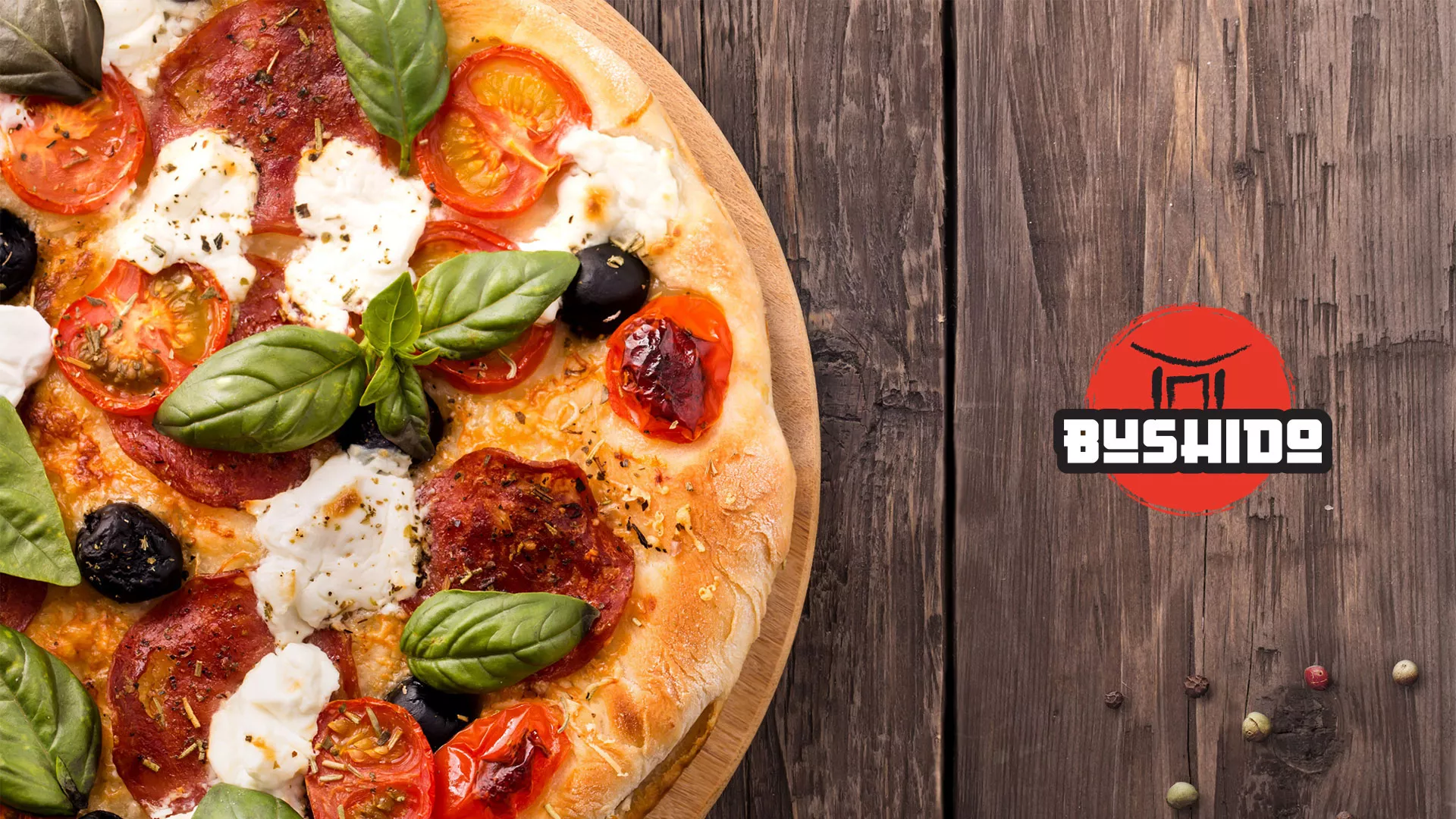 Разработка сайта для пиццерии «BUSHIDO» в Санкт-Петербурге